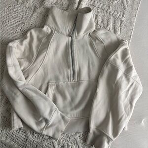 lululemon athletica White Crew Neck Sweater